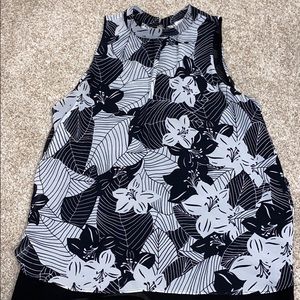 Floral tank top blouse